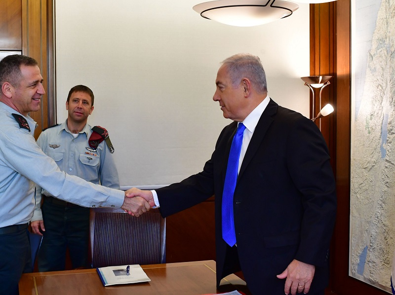 PM Netanyahu and Maj.-Gen. Aviv Kochavi